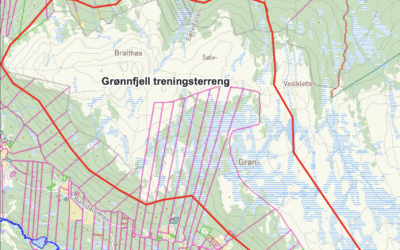 Treningsterreng Grønnfjell 21. august til 5. september